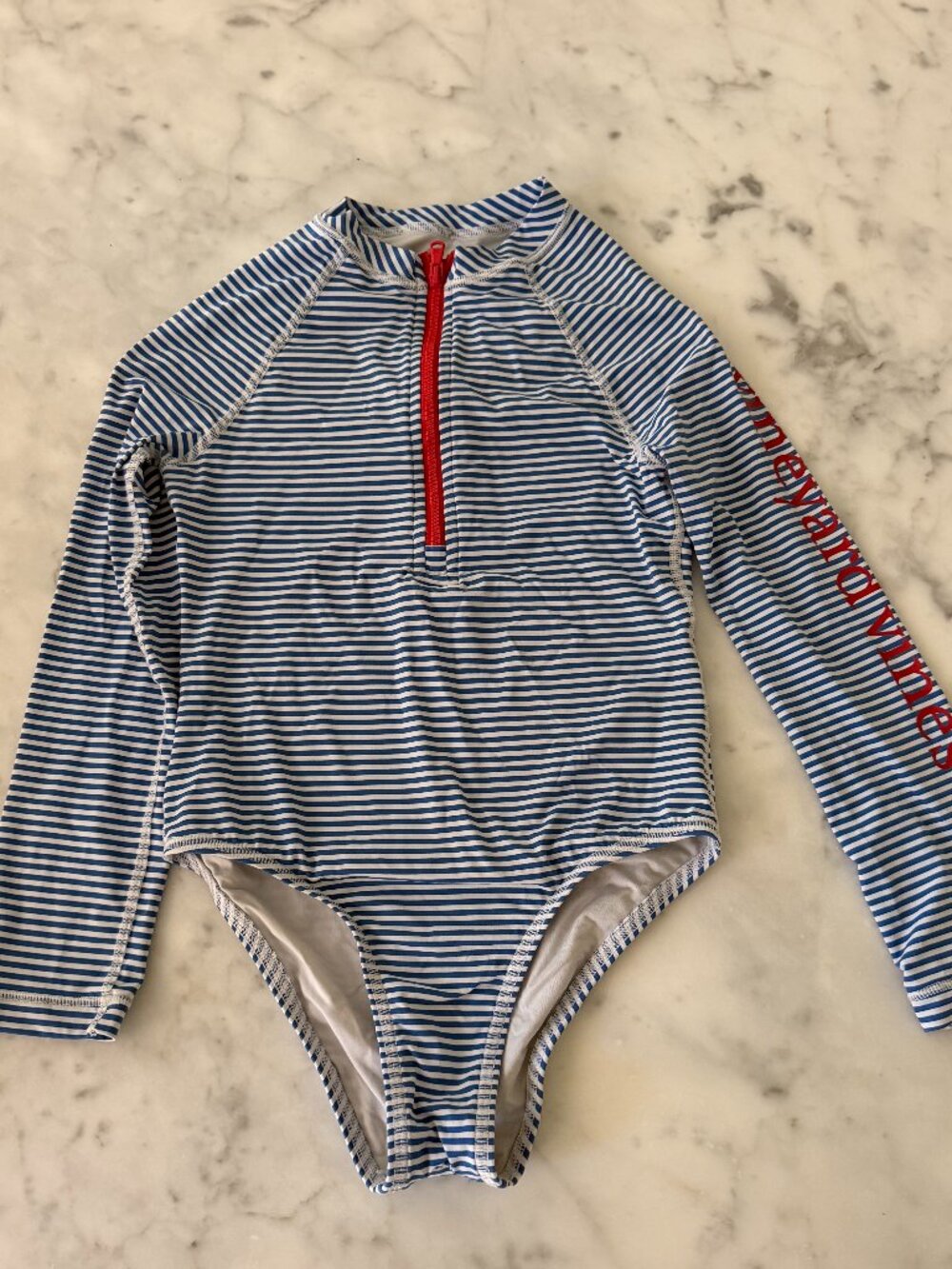 Girls Vineyard Vines Rashguard style swimsuit